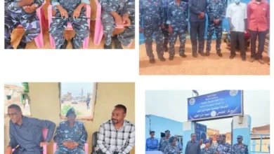 The Director General of the Community Police of the State of Khartoum inspects the community police stations in the east of the Nile