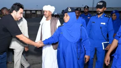 The Director of Passports of the State of the Red Sea records a visit to Prince Othman Dakna Port in Suakin