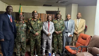 The Minister of Justice meets the staff head with the general command