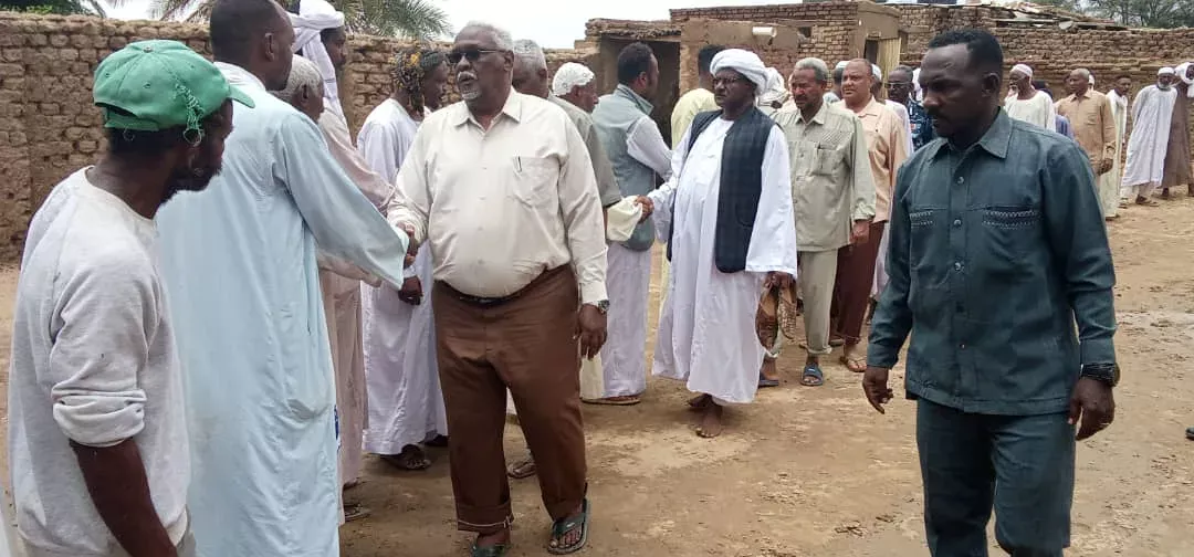 The Nile exercises condolences in the victims of collapsed houses due to the rain in Damer