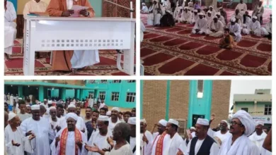 The community committee of the locality of the Oriental Nile celebrates the anniversary of the Prophet in the old Hajj Yusuf