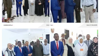 The start of intermediate certificate exams at the Sudanese Libyan school