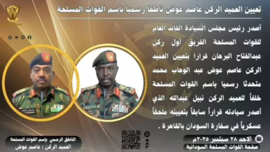 The General Assembly of Brigadier Awad is appointed official spokesperson for the armed forces