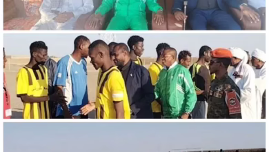 The head of the Supreme Youth and Sports Council in the North State and the Executive of Dalqo testifies to the opening of the football season in the locality of Dilko