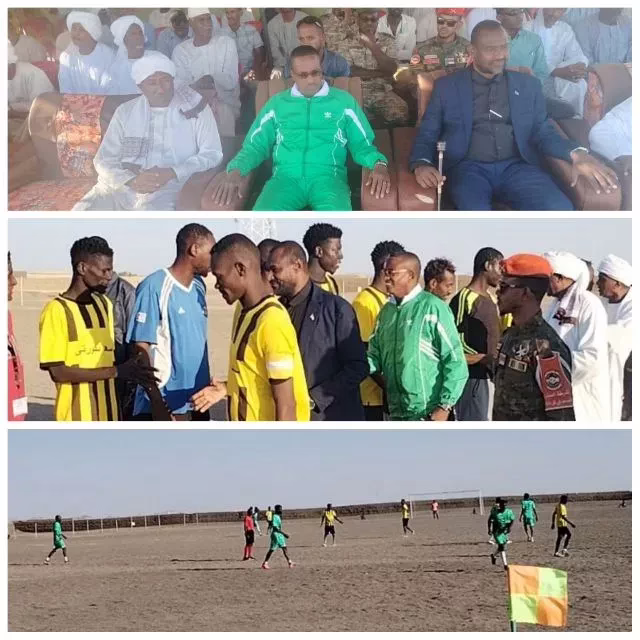 The head of the Supreme Youth and Sports Council in the North State and the Executive of Dalqo testifies to the opening of the football season in the locality of Dilko