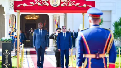 Egyptian President Holds Official Reception Ceremony in Honor of Sovereignty Council Chairman's Visit to Egypt