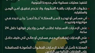 “The security of the Kingdom is a red line.” A decisive Saudi statement on the evolution of the Yemeni scene