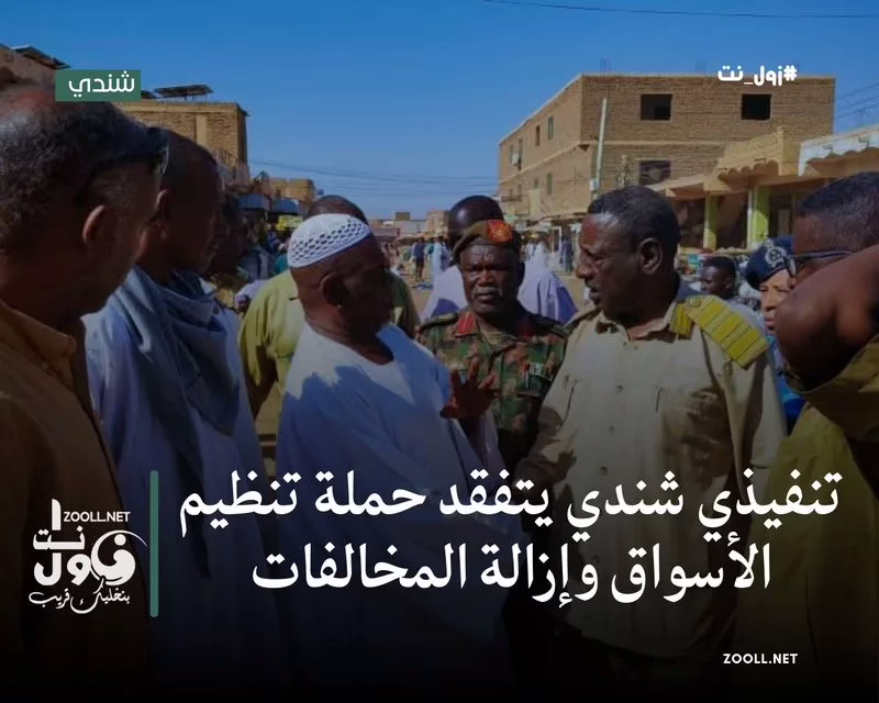 Shindi Executive inspects campaign to regulate markets and eliminate violations - Zool Net